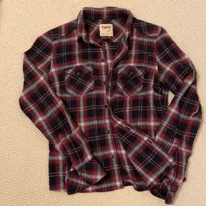 Aritzia TNA plaid flannel shirt